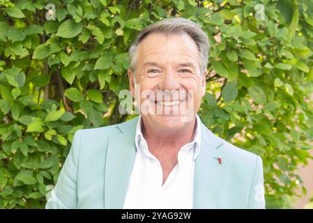Mainz Schlagersaenger Patrick Lindner beim Auftritt am 15.09.2024 in Mainz beim ZDF-Fernsehgarten *** Mainz Schlager cantante Patrick Lindner esibendosi il 15 09 2024 a Magonza allo ZDF Fernsehgarten Copyright: XEibner-Pressefoto/GerhardxWingenx EP GWR Foto Stock