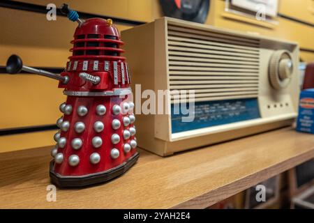 Somerset, 12 ottobre 2024: Il Museo della radio di Watchet Foto Stock