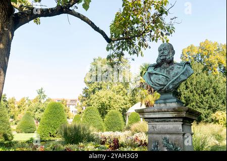 Friedrichshafen Baden Württemburg Germania 20 settembre 2024 Kaiser Wilhelm Denkmal. Monumento commemorativo. Foto Stock