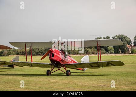 De Havilland DH-82A Tiger Moth II "G-ACDA", Old Warden Airfield, Biggleswade, Bedfordshire, Inghilterra, REGNO UNITO Foto Stock