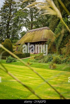 Historic Chirk Castle Grounds & Gardens, Galles, Regno Unito. Foto Stock