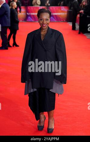 Marianne Jean-Baptiste partecipa alla proiezione di gala di Hard Truths del BFI London Film Festival, alla Royal Festival Hall, Southbank Centre di Londra. Data foto: Lunedì 14 ottobre 2024. Foto Stock