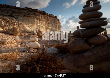 Spiaggia di White River, Cipro. Foto Stock