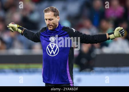 Germania. 14 ottobre 2024. Fussball UEFA Nations League Deutschland - Niederlande AM 14.10.2024 in der Allianz Arena di Monaco Oliver Baumann ( Deutschland ) le normative DFB vietano qualsiasi uso di fotografie come sequenze di immagini e/o quasi-video. Foto: Revierfoto credito: ddp media GmbH/Alamy Live News Foto Stock