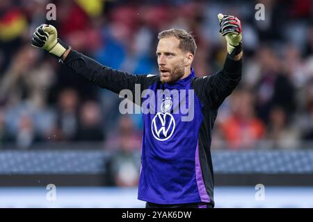 Germania. 14 ottobre 2024. Fussball UEFA Nations League Deutschland - Niederlande AM 14.10.2024 in der Allianz Arena di Monaco Oliver Baumann ( Deutschland ) le normative DFB vietano qualsiasi uso di fotografie come sequenze di immagini e/o quasi-video. Foto: Revierfoto credito: ddp media GmbH/Alamy Live News Foto Stock