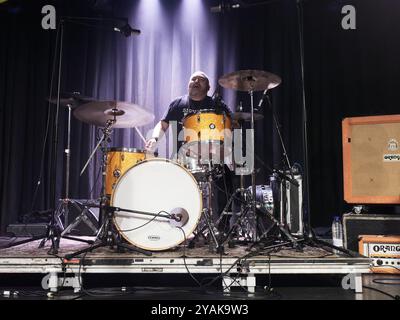 Sigmund Wilder durante il loro concerto a la 2 Apolo, Barcellona, Spagna. Foto di Mariano Anton. Sigmund Wilder es una banda de pop-rock / New Wave Surg Foto Stock