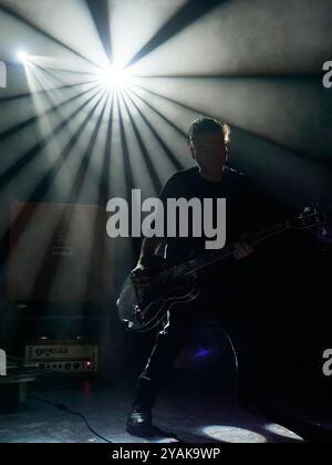 Sigmund Wilder durante il loro concerto a la 2 Apolo, Barcellona, Spagna. Foto di Mariano Anton. Sigmund Wilder es una banda de pop-rock / New Wave Surg Foto Stock