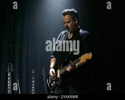 Sigmund Wilder durante il loro concerto a la 2 Apolo, Barcellona, Spagna. Foto di Mariano Anton. Sigmund Wilder es una banda de pop-rock / New Wave Surg Foto Stock