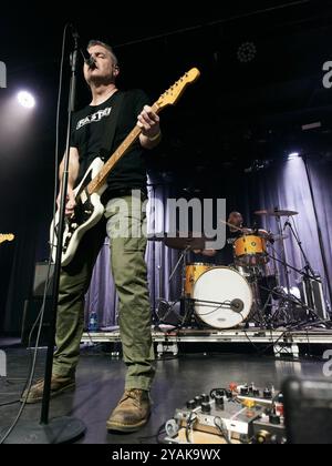 Sigmund Wilder durante il loro concerto a la 2 Apolo, Barcellona, Spagna. Foto di Mariano Anton. Sigmund Wilder es una banda de pop-rock / New Wave Surg Foto Stock