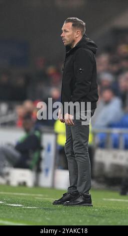 Cardiff City Stadium, Cardiff, Regno Unito. 14 ottobre 2024. UEFA Nations League gruppo B calcio, Galles contro Montenegro; Craig Bellamy Manager del Galles credito: Action Plus Sports/Alamy Live News Foto Stock