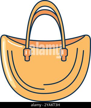 accessorio donna a mano icona estiva Illustrazione Vettoriale