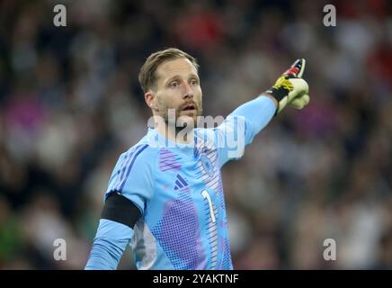 Oliver Baumann (GER) . Deutschland -Niederlande . Fussball-Länderspiel 2024, Freundschaftsspiel . München, GER, 14.10.2024, foto: Avanti/Ralf Poller . Le normative DFB vietano qualsiasi utilizzo di fotografie come sequenze di immagini e/o quasi-video. Foto Stock