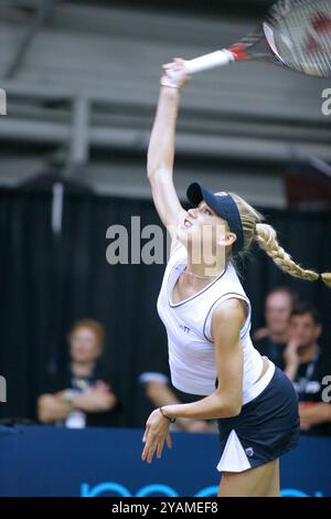 Anna Kournikova durante il torneo di tennis dell'Advanta World Team Smash Hits presso l'Università di Villanova, Pennsylvania, 10 ottobre 2007. Credito: Scott Weiner/MediaPunch Foto Stock