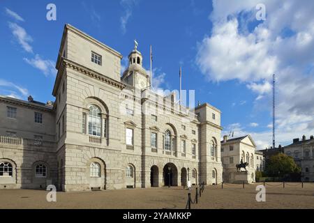 Museo Household Cavalry. Londra, Inghilterra. La Household Cavalry fu formata nel 1661 sotto re Carlo II ed è ancora una divisione di cavalleria attiva. Foto Stock