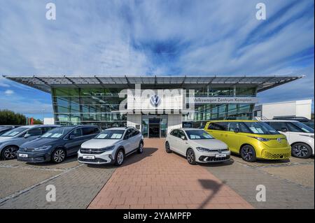 Volkswagen Centre, Kempten, Allgaeu, Baviera, Germania, Europa Foto Stock