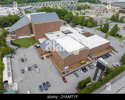 Vista aerea del Grand Ole Opry a Nashville, Tennessee Foto Stock