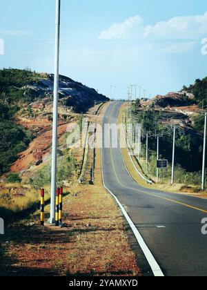 Long Road a Batam Foto Stock