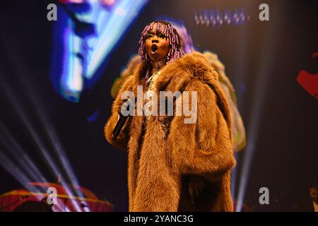 REGNO UNITO. 14 ottobre 2024. LONDRA, INGHILTERRA - 14 OTTOBRE: Lauryn Hill si esibisce alla O2 Arena di Greenwich il 14 ottobre 2024 a Londra, Inghilterra. CAP/Mar © Mar/Capital Pictures credito: Capital Pictures/Alamy Live News Foto Stock