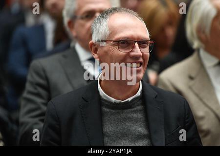 Torino, Italia. 23 novembre 2023. Foto Alberto Gandolfo/LaPresse 23-11-2023 Torino, Italia - Cronaca - Drive Different. Dall'austerity alla modifica&#xe0; del futuro. Nella foto: Carlos Tavares23 novembre 2023 Torino Italia - News - Drive Different. Dall'austerity alla modifica&#xe0; del futuro. Nella foto: Carlos Tavares credito: LaPresse/Alamy Live News Foto Stock