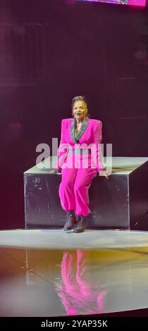 Janet Jackson vive al Madison Square Garden, New York Foto Stock