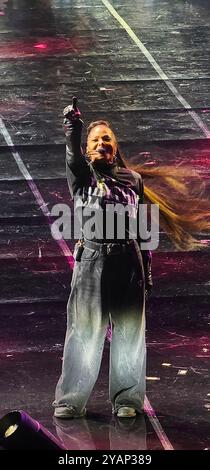 Janet Jackson vive al Madison Square Garden, New York Foto Stock