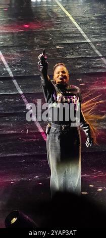 Janet Jackson vive al Madison Square Garden, New York Foto Stock