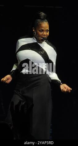 Janet Jackson vive al Madison Square Garden, New York Foto Stock