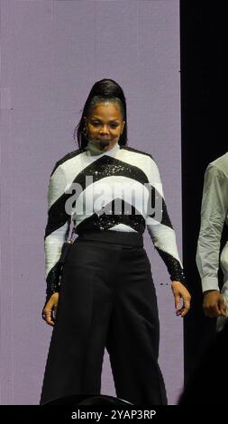 Janet Jackson vive al Madison Square Garden, New York Foto Stock