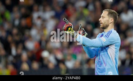 im Bild: Torwart, portiere Oliver Baumann (Germania, 1), 14.10.2024, Fussball, UEFA Nations League, Deutschland - Niederlande, GER, Monaco, Allianz-Arena. Foto Stock