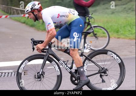 Sandy Dujardin, team TotalEnergies durante la Coppa Bernocchi, gara di ciclismo su strada a Legnano, Italia, 7 ottobre 2024 Foto Stock