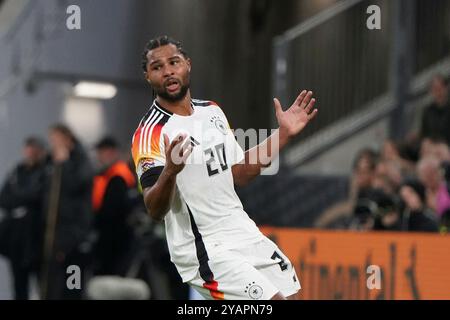 DFB Maenner Nationalmannschaft, Nazionale maschile, Nations League, Deutschland-Niederlande, 14.10.2024, Serge Gnabry Deutschland, Aktion, Einzelbild Fotocopyright Gladys Chai von der Laage le normative UEFA vietano qualsiasi uso di fotografie come sequenze di immagini e/o quasi-video. Foto Stock