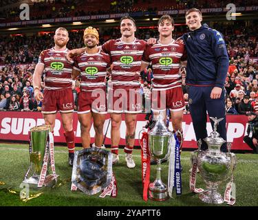 Manchester, Inghilterra - 12 novembre 2024 - Rugby League, Betfred Super League Grand Final, , Wigan Warriors vs Hull Kingston Rovers all'Old Trafford Stadium, Manchester, UK Dean Williams Foto Stock