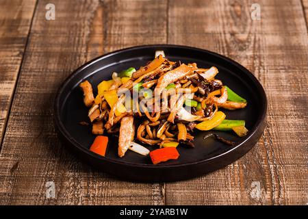 Grigliata di tè cotto funghi ， funghi dell'albero del tè Foto Stock