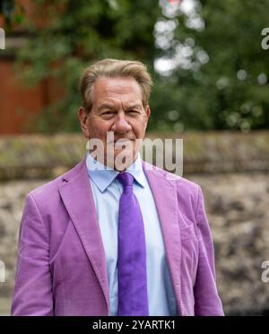 Londra, Regno Unito. 15 ottobre 2024. Michael Portillio, è un giornalista britannico, un'emittente televisiva ed ex politico del Partito Conservatore nella foto di College Green, Westminster Londra Regno Unito Credit: Ian Davidson/Alamy Live News Foto Stock