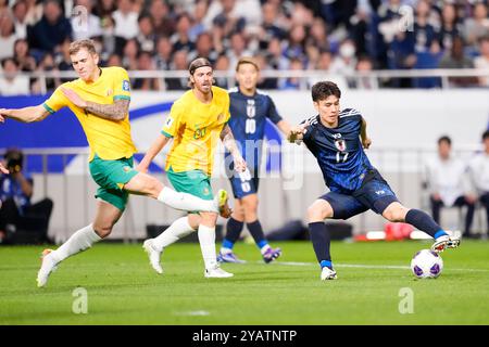 Giappone. 15 ottobre 2024. Ao Tanaka (JPN), 15 OTTOBRE 2024 - calcio: Coppa del mondo FIFA 2026 Asian Qualifier Final Round gruppo C partita tra Giappone e Australia al Saitama Stadium 2002, Saitama in Giappone. Crediti: AFLO SPORT/Alamy Live News Foto Stock