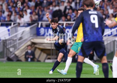 Saitama Stadium 2002, Saitama, Giappone. 15 ottobre 2024. Ao Tanaka (JPN), 15 OTTOBRE 2024 - calcio: Coppa del mondo FIFA 2026 Asian Qualifier Final Round gruppo C partita tra Giappone e Australia al Saitama Stadium 2002, Saitama, Giappone. Crediti: YUTAKA/AFLO SPORT/Alamy Live News Foto Stock