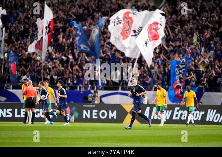 Giappone. 15 ottobre 2024. Kaoru Mitoma (JPN), 15 OTTOBRE 2024 - calcio: Coppa del mondo FIFA 2026 Asian Qualifier Final Round gruppo C partita tra Giappone e Australia al Saitama Stadium 2002, Saitama in Giappone. Crediti: AFLO SPORT/Alamy Live News Foto Stock