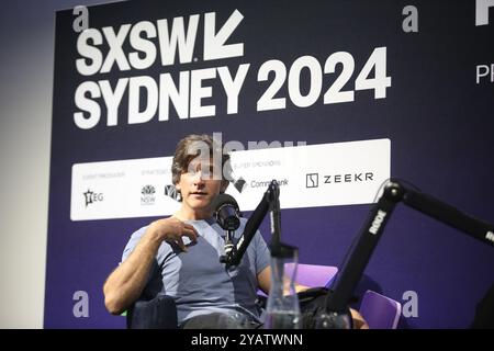 Sydney, Australia. 16 ottobre 2024: SXSW Sydney. Nella foto: “Meglio di ieri” con Osher Günsberg e Allegra Spender. Crediti: Richard Milnes/Alamy Live Foto Stock