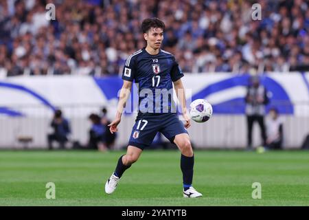 Saitama Stadium 2002, Saitama, Giappone. 15 ottobre 2024. Ao Tanaka (JPN), 15 OTTOBRE 2024 - calcio: Coppa del mondo FIFA 2026 Asian Qualifier Final Round gruppo C partita tra Giappone e Australia al Saitama Stadium 2002, Saitama, Giappone. Crediti: YUTAKA/AFLO SPORT/Alamy Live News Foto Stock