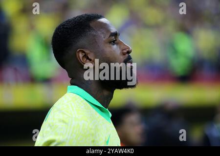 15 ottobre 2024: Stadio Garrincha, Bras&#xed;lia, Brasile: Qualificazione Coppa del mondo FIFA 2026, Brasile contro Perù: Gerson del Brasile Foto Stock