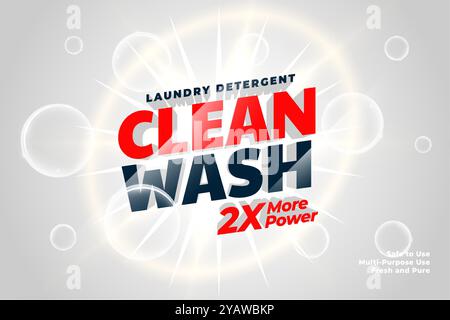 etichetta detergente detergente per bagno per vettore pubblicitario aziendale Illustrazione Vettoriale