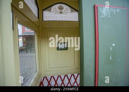 Rikstelefon a Malmo, Svezia Foto Stock