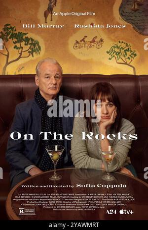 On the Rocks Year : 2020 USA regista : Sofia Coppola Bill Murray, Rashida Jones poster americano Foto Stock