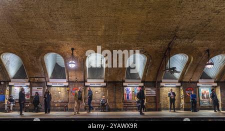 Stazione della metropolitana di Baker Street a Londra Foto Stock