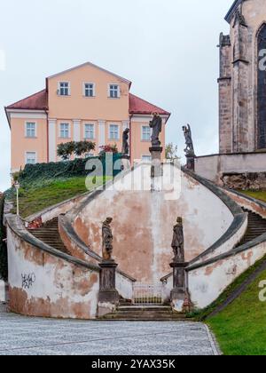 Chiesa di San Nicola ed Elisabetta (Cheb/Repubblica Ceca) Foto Stock