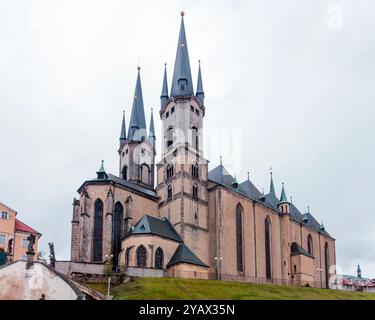 Chiesa di San Nicola ed Elisabetta (Cheb/Repubblica Ceca) Foto Stock