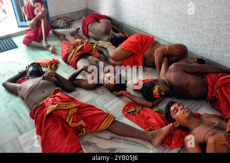 India Orissa, Ganjam district, Danda Yatra rito Foto Stock