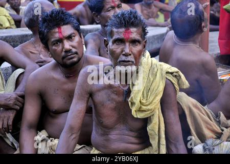 India Orissa, Ganjam district, Danda Yatra rito Foto Stock