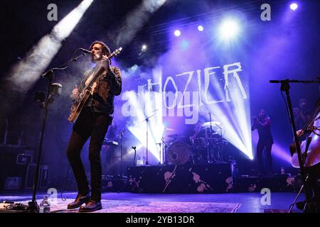 Hozier (Andrew Hozier-Byrne) si esibisce all'o2 Academy di Newcastle il 22 maggio 2015 Foto Stock