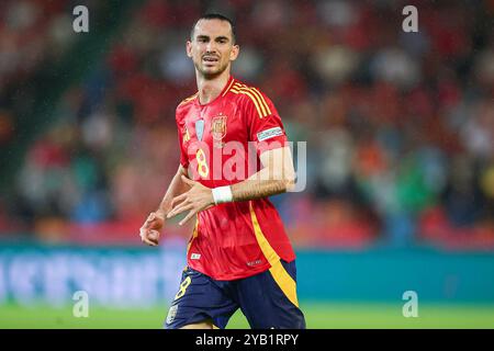 Cordoba, Spagna. 15 ottobre 2024. Fabian Ruiz di Spagna durante la partita di UEFA Nations League tra Spagna e Serbia giocata al Nuevo Arcangel Stadium il 15 ottobre 2024 a Cordoba, in Spagna. (Foto di Antonio Pozo/PRESSINPHOTO) credito: PRESSINPHOTO SPORTS AGENCY/Alamy Live News Foto Stock